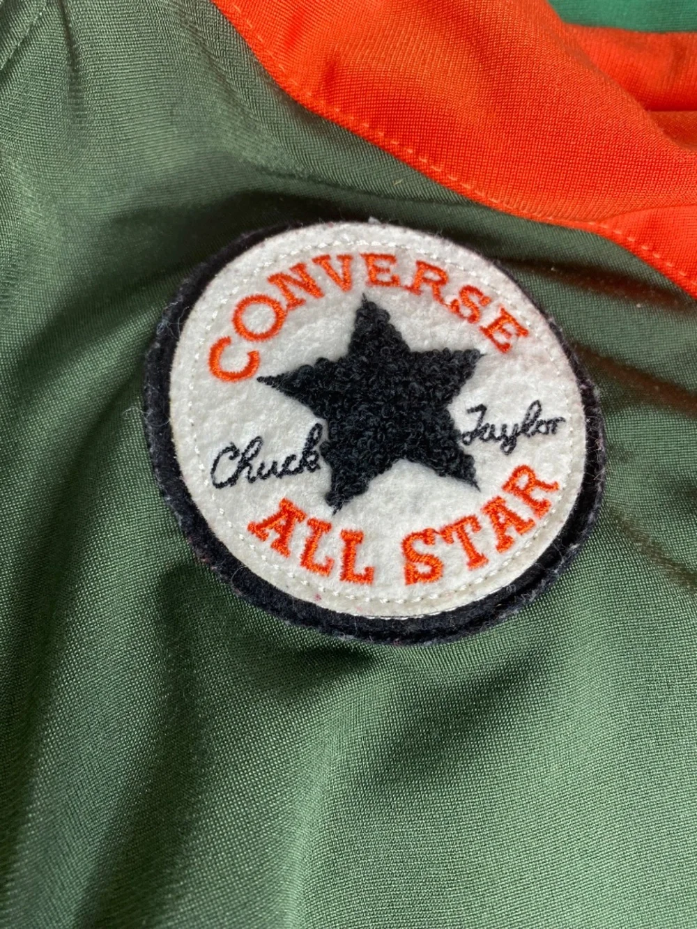 RARE Vintage Converse Track Jacket Green and Orange